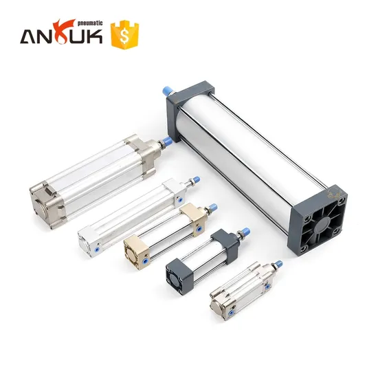 China OEM ISO 15552 Adn Compressed Double Acting Standard Press Pneumatic Air Cylinder Kit 80X350 SMC Airtac Parker Type Custom Industrial Air Cylinders